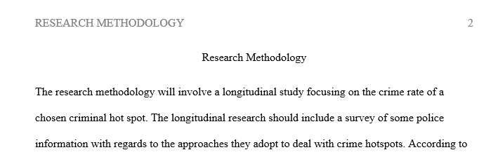 Describe the general methodology you chose for your study, in order to test your hypotheses.