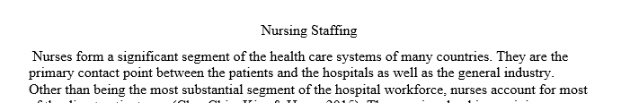 Describe the national healthcare issue/stressor you selected and its impact on your organization. Use organizational data to quantify the impact