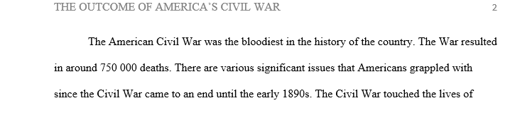 From the end of the Civil War until the early 1890s, what major issues did Americans grapple with?