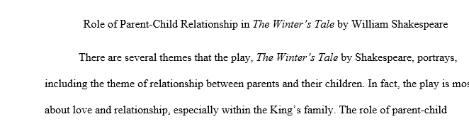 How do parents regard their children or their own childhood in this play and how does that explain their behavior or sense of self in the present?