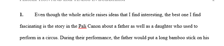 Identify a passage in the article that raises an idea that you find interesting and explain why. 