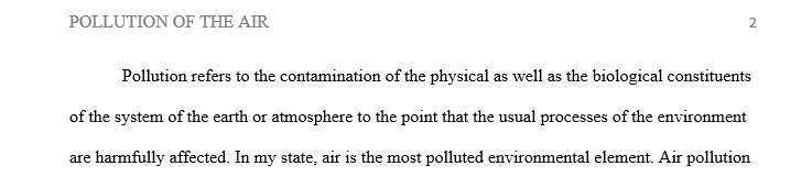 Identify the effects of this pollution on human health and the environment.