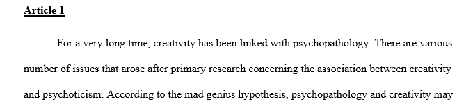 Summarize articles provided in the links below. DO NOT summarize the abstract if one is in the article.