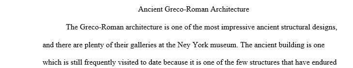 This week you will take a digital field trip to view the Ancient Greece Architecture Gallery at the Metropolitan Museum of Art.