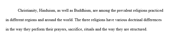 Understanding religious belief helps us to see the reason for dynamic growth in Asian African and European cultures.