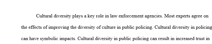 Write a 700- to 1050-word plan of action for a police department to address improving its relationship with the following cultural populations