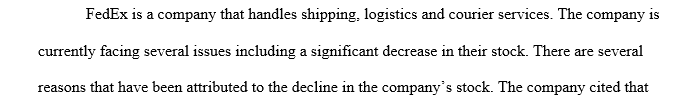 Give examples of two prominent crises FedEx could face in the future. What steps should the company take to prepare for these crises?