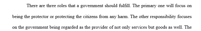 How do you think government might help or hinder the personal issue that you chose in the class Introduction discussion?