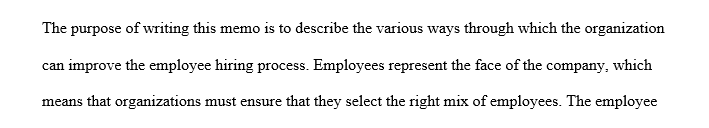 Using the 3x3 process, write a memo on a business related topic.