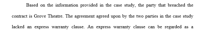 You are the jury hearing the case for whom would you decide on the question of the right to rescind the contract? Why?