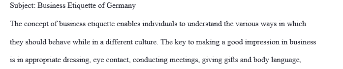 You should write this as a short guide to the general business etiquette. Be sure to include how you greet people order to which you greet them