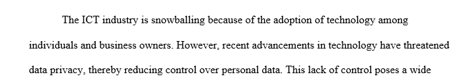 write relevant answer relating to the question. Following Elements are Covered in ICTICT418: Contribute to copyright ethics and privacy in an IT environment