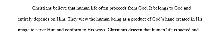 What is the Christian view of the nature of human persons, and which theory of moral status is it compatible with? How is this related to the intrinsic human value and dignity?