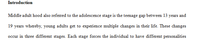 Choose a developmental period and write a paper examining human behavior