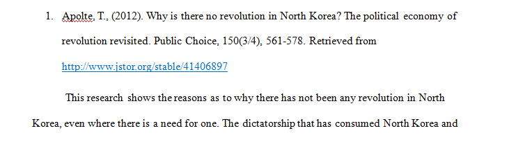 Revolution in North Korea and the abusement in power and government