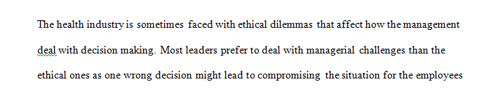 Describe some of the administrative organizational challenges as it relates to ethics that managers must consider