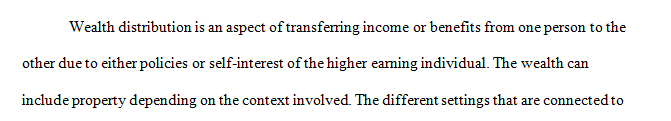 Discuss at least two self-interested reasons that a top earner might favor policies to redistribute income.