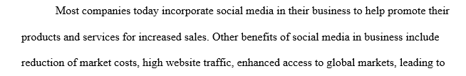 Discuss the benefits and pitfalls of using social media within businesses and if you think it is ethical for business to fire employees 