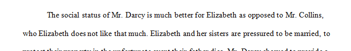 Elizabeth believes that she and Darcy are uniquely suited to be married.