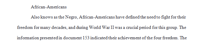 How did African-Americans, Mexican-Americans, and Japanese-Americans experience the Four Freedoms as FDR defined them in his speech