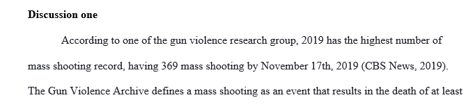 Post a brief description of a specific disaster crisis or trauma with which you are familiar. Then explain two ways in which the disaster