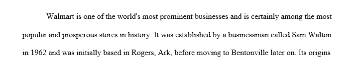 Research your chosen company and then briefly summarize the history of the company from start-up until the present time.