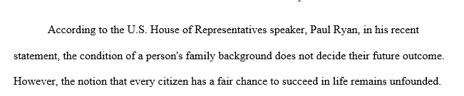 The social injustice topic that I assign is American dream related to the economy.