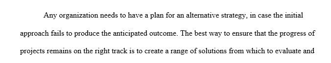 What are the methods for developing alternative solutions and strategies?