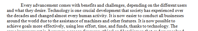 What do you think the most controversial technology advancement that can impact employment is