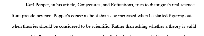 Why does Popper think scientists should seek to refute their conjectures rather than confirm them and why does he think that aiming