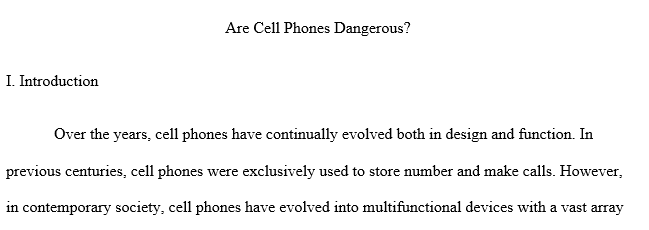 Are cell phones dangerous?