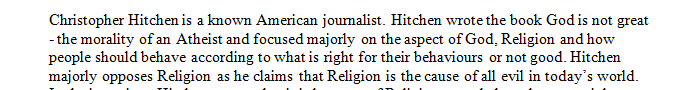 Watch: Christopher Hitchens ~ The Morals of an Atheist
