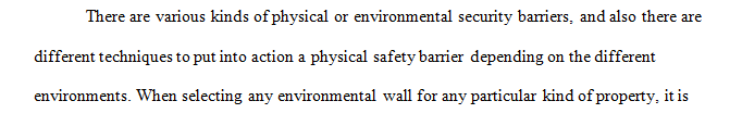 Discuss how to determine appropriate ones for specific environment. 