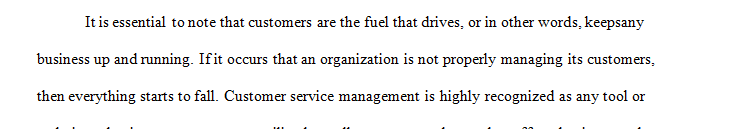 Explain how order management and customer service are related.