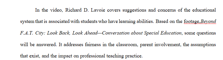 How does Lavoie define and explain fairness in the classroom