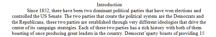 Identify one fundamental opposition between Democrats and Republicans that was especially important in the 2004 election