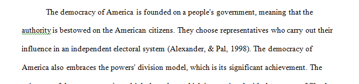 Identify one strength or weakness of U.S. democracy.