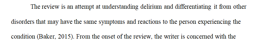 Locate the literature review section. Summarize using your own words from one of the study/literature findings