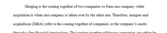 Mergers and Acquisitions commonly occur in the healthcare industry.