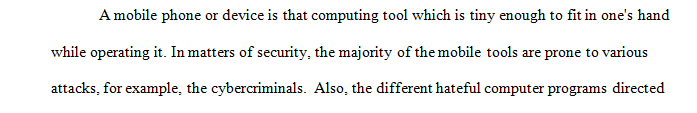 Mobile devices networking related issues: performance/security