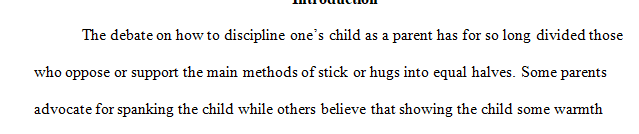 Research the use of spanking as a parenting technique with children.