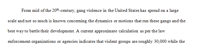 What are some social characteristics (psychological profile) commonly associated with an individual involved in a gang