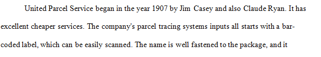 What are the inputs, processing, and outputs of UPS’s package tracking system