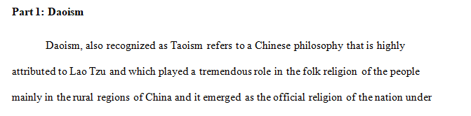 Write a 175- to 350-word summary of Daoism that includes a brief overview of significant events in the history of Daoism