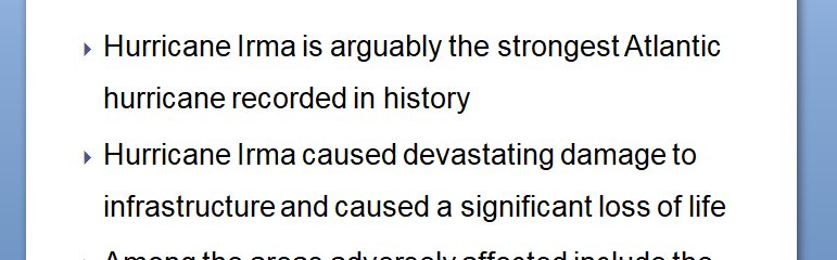 Choose peer-reviewed scholarly article (as a pdf) from a scientific or academic journal for my topic ( Hurricane Irma ).