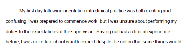 Describe a clinical experience that was troubling to you