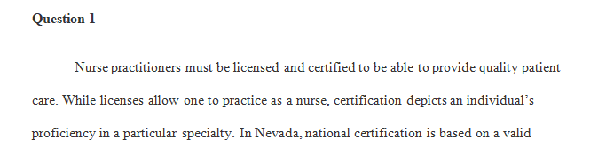 Describe step by step what you will need to do to become nationally certified as an NP (ANCC or AANP)