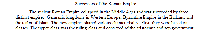 Development or characteristic of the Germanic kingdoms 