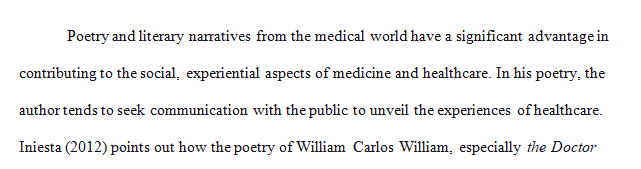 How is the doctor patient relationship reflected in the stories and poems of William Carlos Williams 