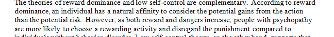 How might reward dominance theory add strength and coherence to low self-control theory